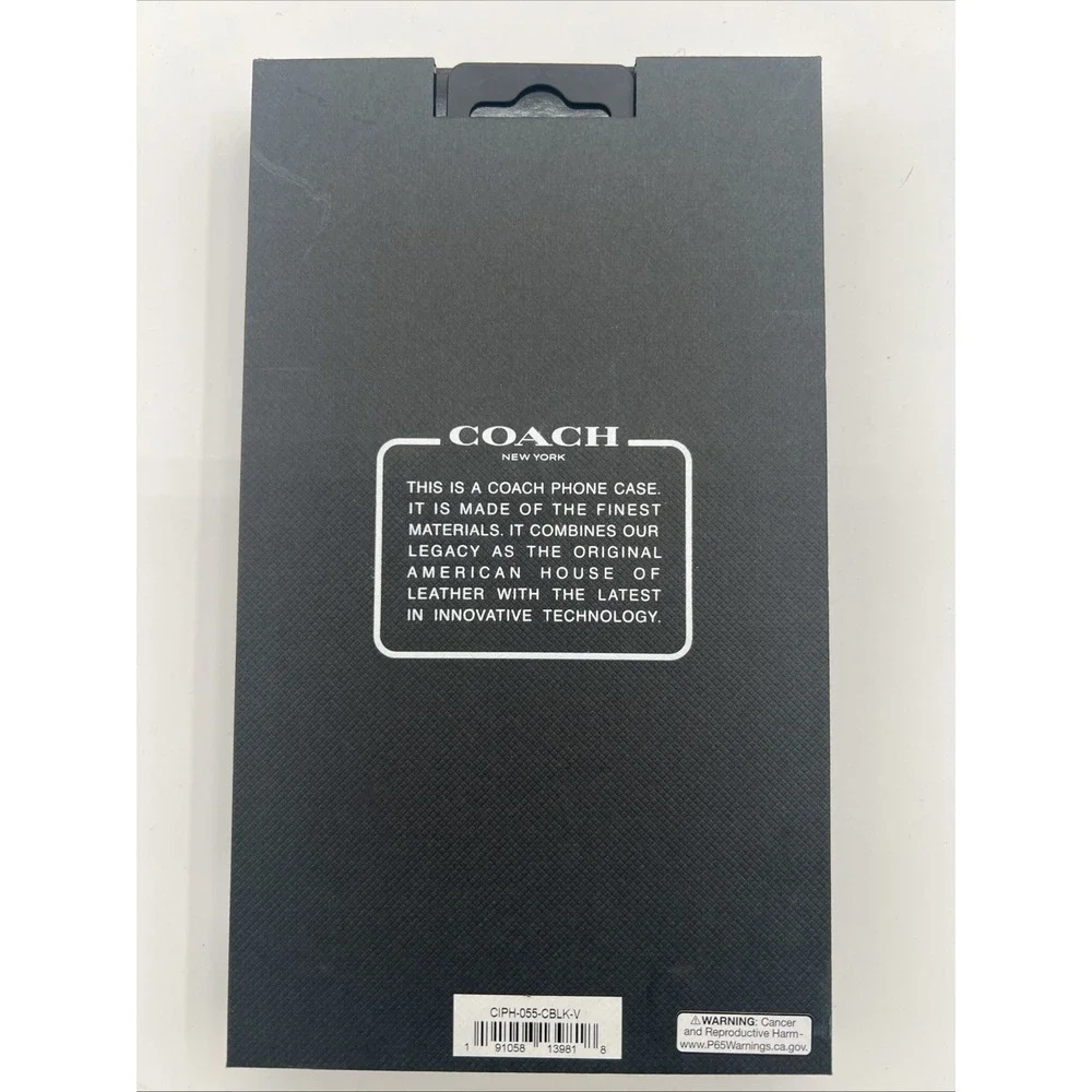 Coach New York Protective Case for Apple iPhone 12 Pro Max - Checkered‎ NIB!